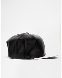 Casquette de base-ball noire Asos