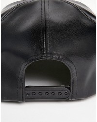 Casquette de base-ball noire Asos