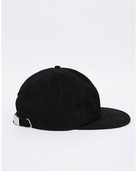 Casquette de base-ball noire Asos