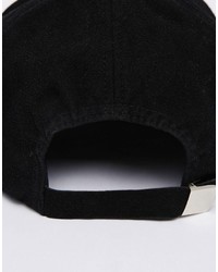 Casquette de base-ball noire Asos