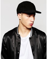 Casquette de base-ball noire Asos