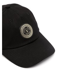 Casquette de base-ball noire VERSACE JEANS COUTURE