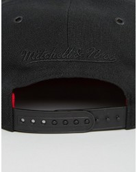 Casquette de base-ball noire Mitchell & Ness