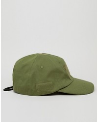 Casquette de base-ball olive Reclaimed Vintage