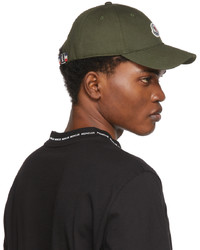 Casquette de base-ball olive Moncler