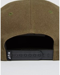 Casquette de base-ball olive HUF