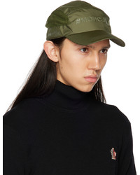 Casquette de base-ball olive MONCLER GRENOBLE