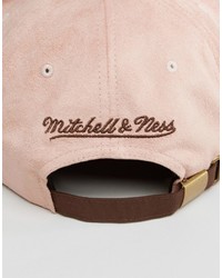 Casquette de base-ball rose Mitchell & Ness