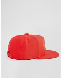 Casquette de base-ball rouge Mitchell & Ness