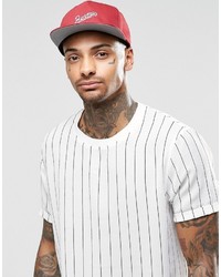 Casquette de base-ball rouge Brixton