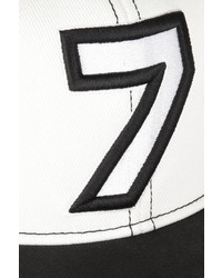 Casquette imprimée noire et blanche Karl Lagerfeld
