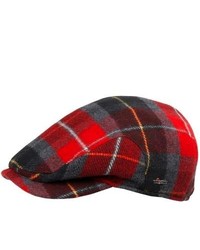 Casquette plate rouge