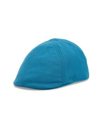 Casquette plate turquoise