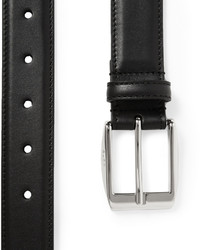 Ceinture en cuir gris foncé Gucci