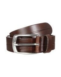 Ceinture en cuir marron foncé KIOMI