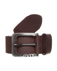 Ceinture en cuir marron foncé