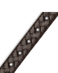 Ceinture en cuir marron foncé Bottega Veneta