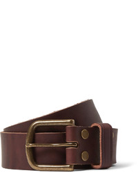 Ceinture en cuir marron Jean Shop