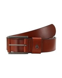 Ceinture en cuir marron Nixon