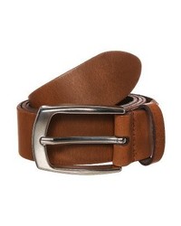 Ceinture en cuir marron Pier One