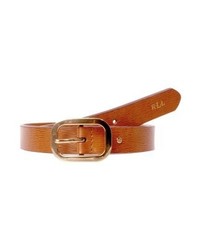 Ceinture en cuir marron Ralph Lauren