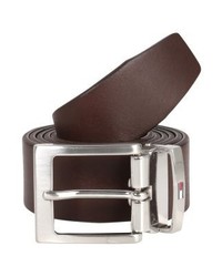 Ceinture en cuir marron Tommy Hilfiger