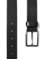 Ceinture en cuir noire Hugo Boss