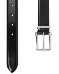 Ceinture en cuir noire Alexander McQueen