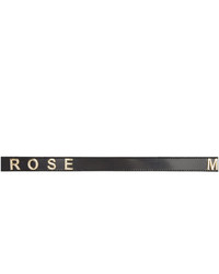 Ceinture en cuir noire Martine Rose