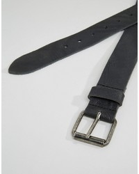 Ceinture en cuir noire Asos