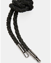 Ceinture en cuir noire Asos