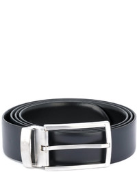 Ceinture en cuir noire Corneliani