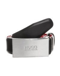 Ceinture en cuir noire Hugo Boss