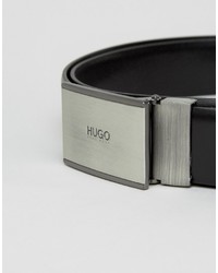 Ceinture en cuir noire Hugo Boss