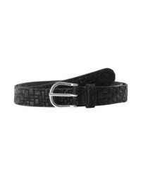 Ceinture en cuir noire KIOMI