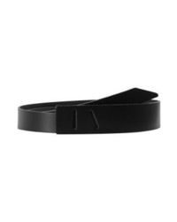 Ceinture en cuir noire KIOMI