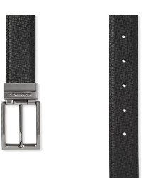 Ceinture en cuir noire Michael Kors