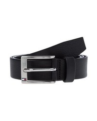 Ceinture en cuir noire Tommy Hilfiger