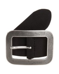 Ceinture en cuir noire Vanzetti