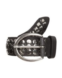 Ceinture en cuir noire Vanzetti