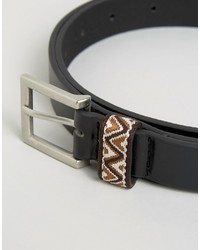 Ceinture géométrique noire Asos