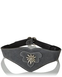 Ceinture gris foncé Werner Trachten