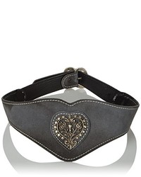 Ceinture gris foncé Werner Trachten