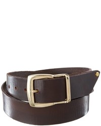 Ceinture marron foncé Blank And Studs by Dean Vincent