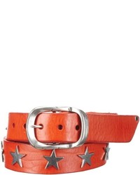Ceinture rouge Blank And Studs by Dean Vincent
