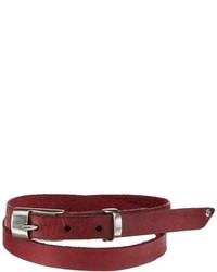 Ceinture rouge Blank And Studs by Dean Vincent