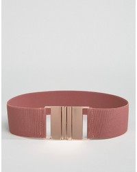 Ceinture serre-taille élastique rose Asos