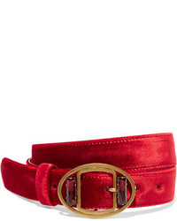 Ceinture serre-taille ornée rouge