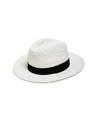 Chapeau blanc et noir