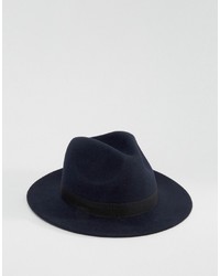 Chapeau bleu marine Asos